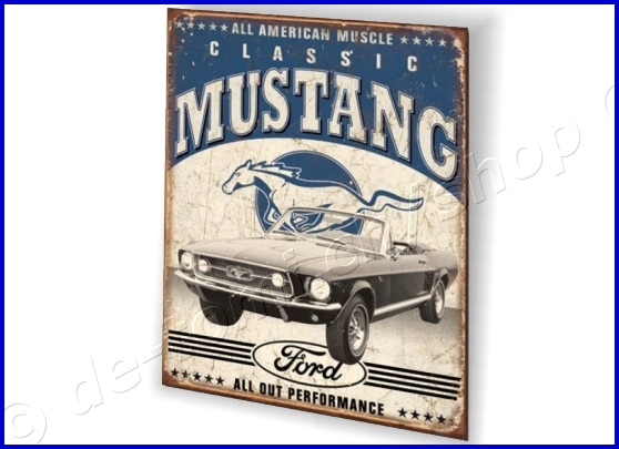 TARGA CLASSIC MUSTANG (30x40cm)